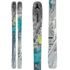 Atomic Bent 85 Skis 2023 in blue, grey, and green
