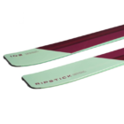 Elan Ripstick 102 Skis in purple and sage green.