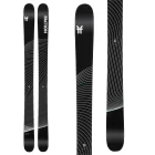 Faction Mana 3 Skis 2023 in black and white.