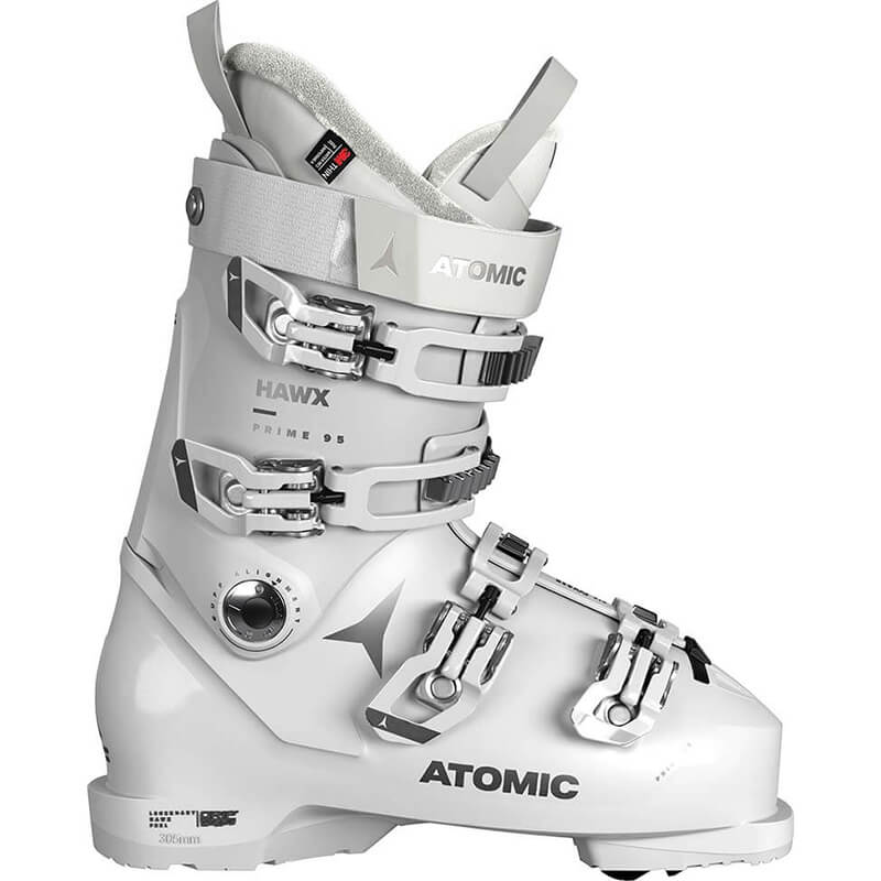 Atomic Hawx Prime 95 Gw Women’s Ski Boots 2023 in white.
