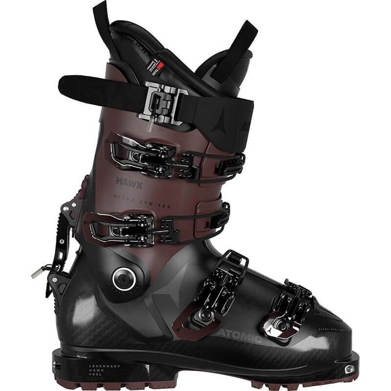 Atomic Hawx Ultra Xtd 130 Ct Gw Ski Boots 2023 in black and rust.