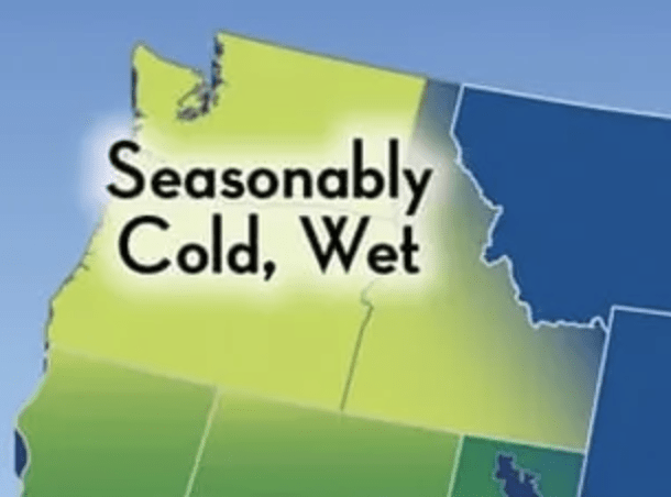 Idaho winter ’24 cold/wet via Farmer’s Almanac