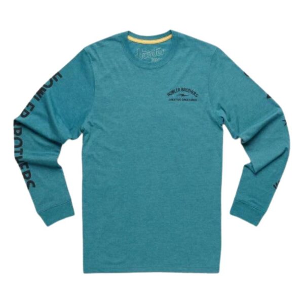 Howler Bros Creative Creatures Trout Long Sleeve Tee - Petrol, M