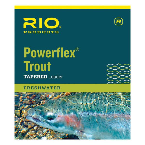 RIO Freshwater Powerflex Trout 7.5' Tapered Leader (3 Pack)