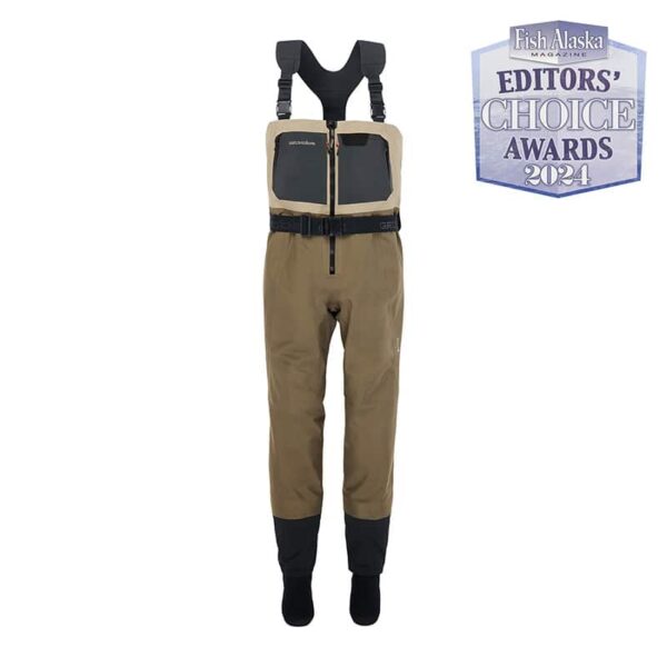 grundens men's boundary zip stockingfoot wader