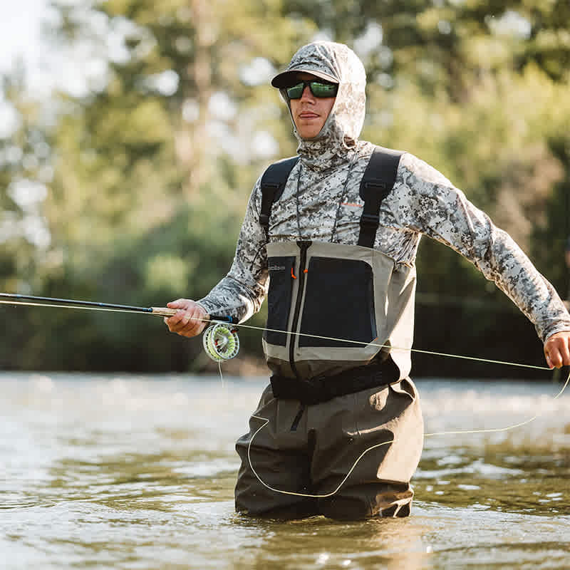 grundens men's boundary zip stockingfoot wader